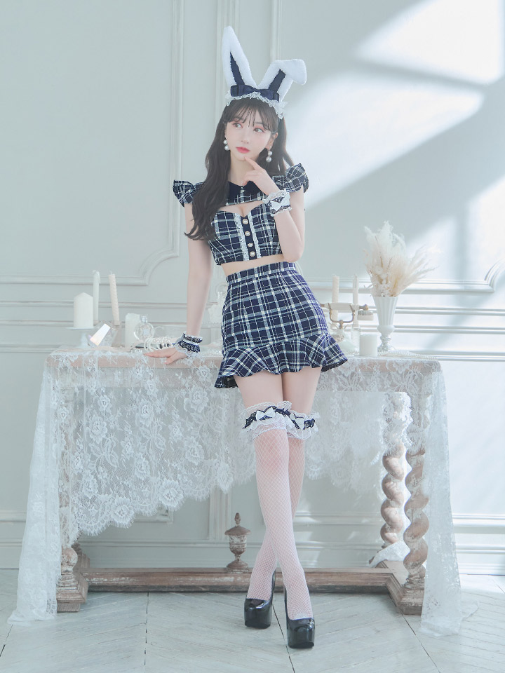 SALE!】【即日発送】【ハロウィン】 チェックバニーセットアップ