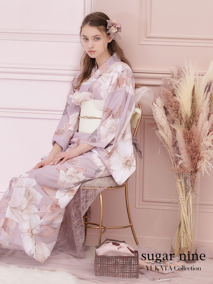 三上悠亜 浴衣 大人スウィートフラワー バラ ローズ Sugar nineSugar
