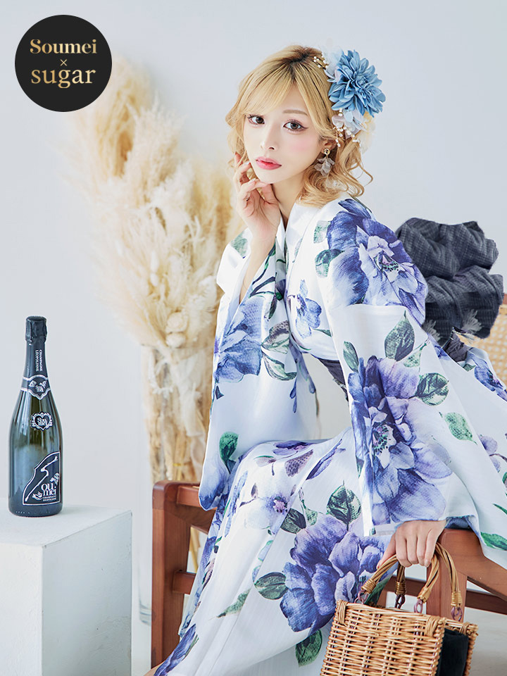 浴衣】加藤ナナが着る上品×清楚浴衣 vol1 - ドレスショップ Jewels