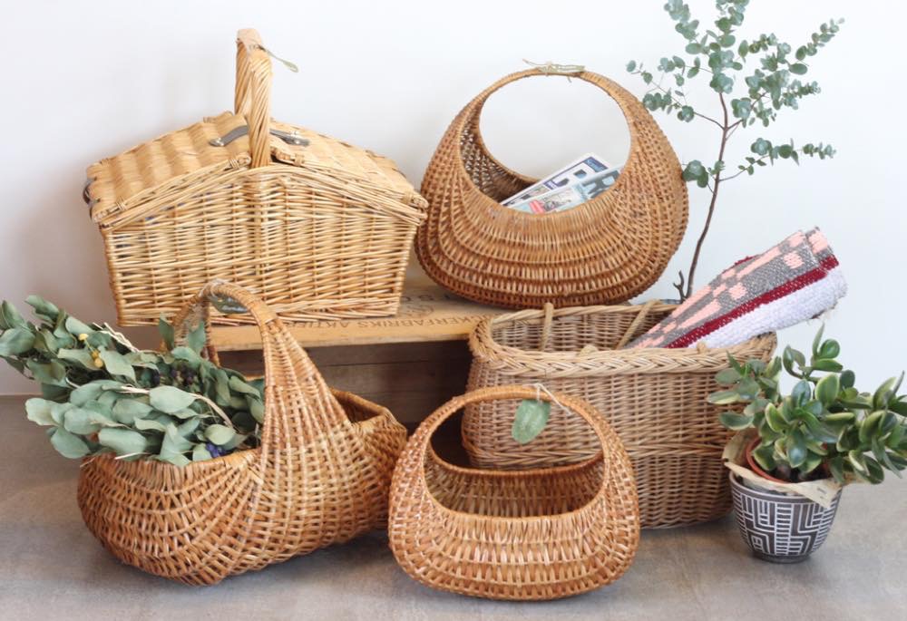 スウェーデン／ビンテージバスケット／No.4