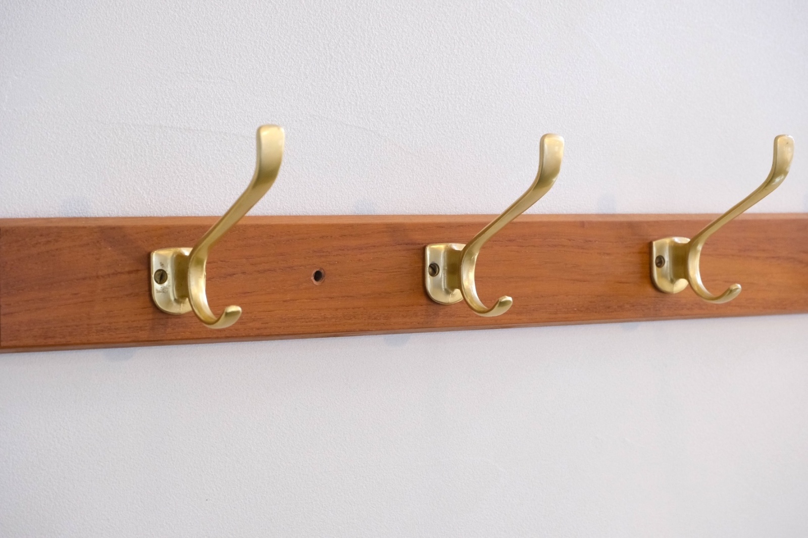 北欧ヴィンテージ雑貨/北欧ビンテージ/チークウォールハンガー/5連フック