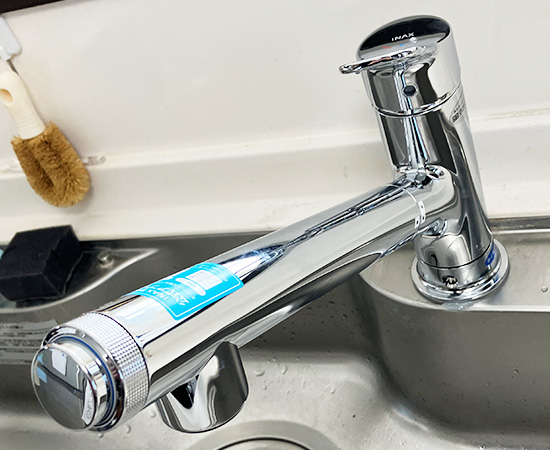 工事費込み】LIXIL(INAX) キッチン用水栓(ワンホール) オールインワン