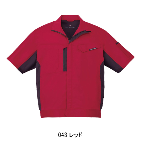 作業服・作業用品 製品制電ストレッチ半袖ジャンパー 自重堂