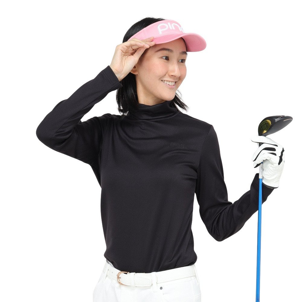 ピン（PING）（レディース）ゴルフウェア スムースタートルネック 長袖