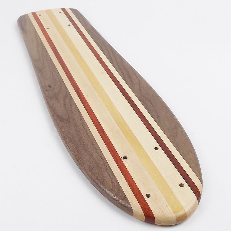 スケートボード用デッキ通販 22インチ無垢材組木ミニクルーザー
