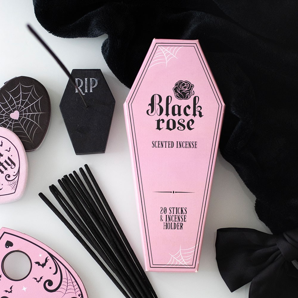 Black Rose Incense Stick Packs / スティック / お香立てセット