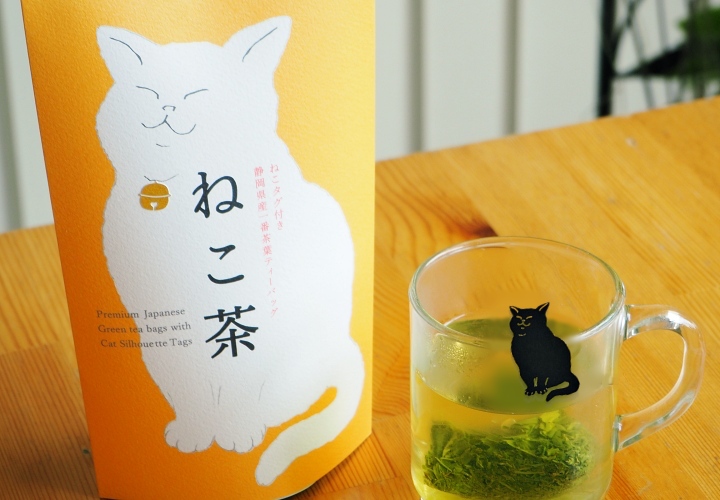 ねこ茶｜ねこタグ付き 静岡県産一番茶葉ティーバッグ