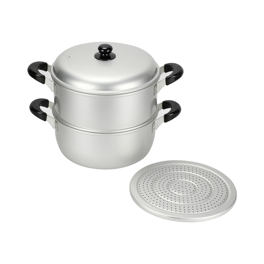 ニューセレット アルミ2段蒸し器28cm H-2418