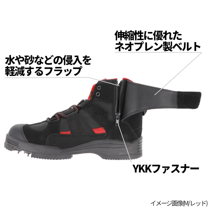 XOOX スパイクシューズ 25.0-25.5cm M ブラック - 釣具のポイント