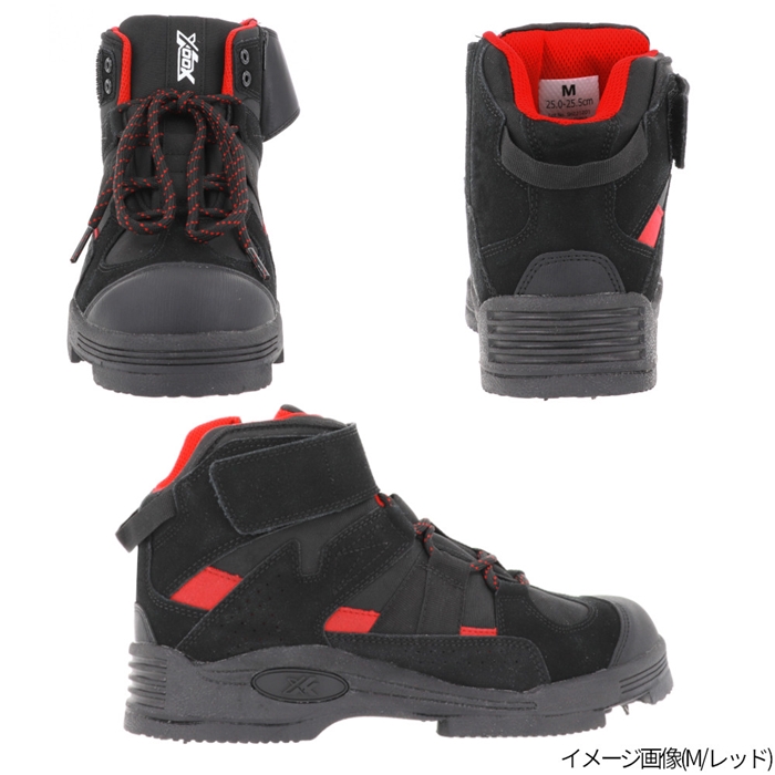 XOOX スパイクシューズ 25.0-25.5cm M ブラック - 釣具のポイント