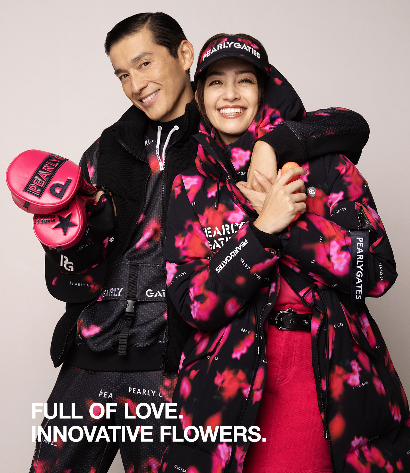 パーリーゲイツ♡ジップジャケット♡蓄熱♡レッド♡M パーリーゲイツ