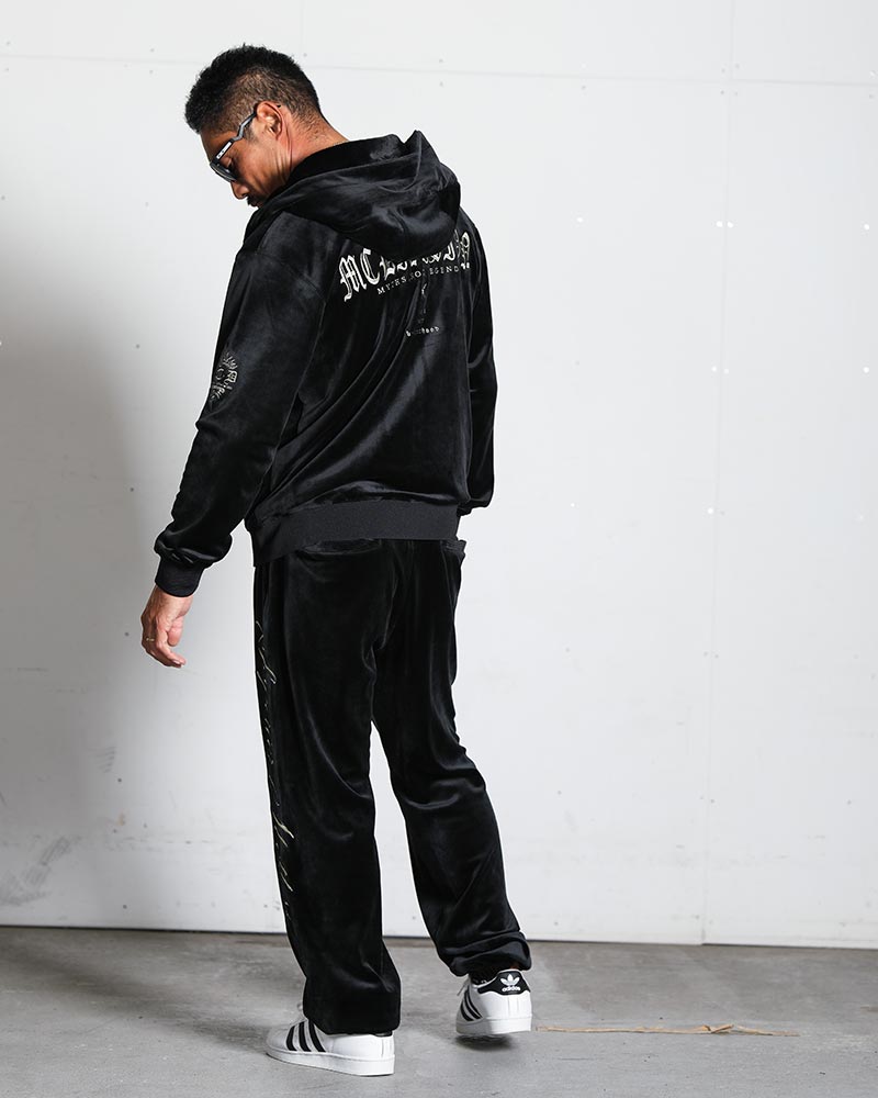 ピーエヌビーネイション ベロア セットアップ 上下L ピーエヌビー