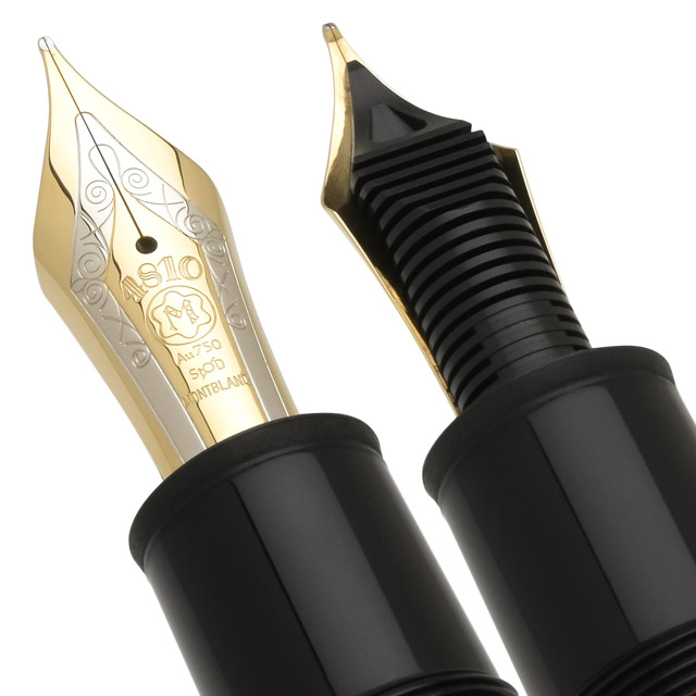 MONTBLANC 万年筆 MEISTER STUCK 146 ペン先 14K-585 EF 吸引式 ケース