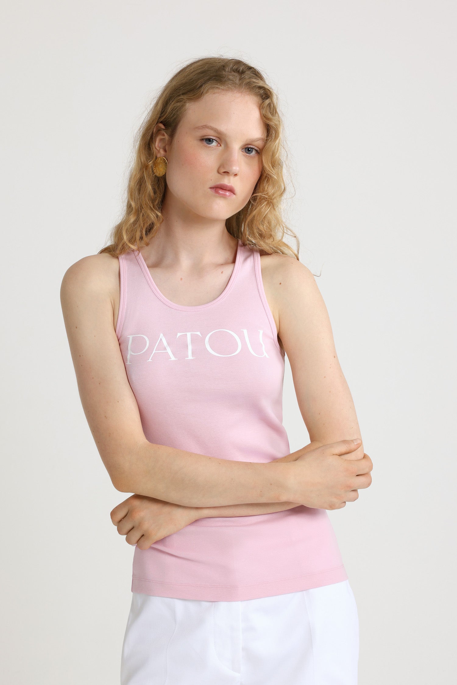 Patou | オーガニックコットン パトゥロゴ タンクトップ