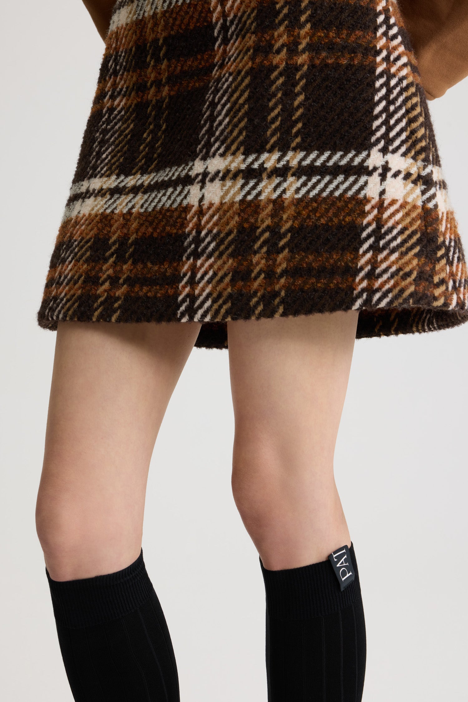 Patou | A-line mini skirt in wool blend