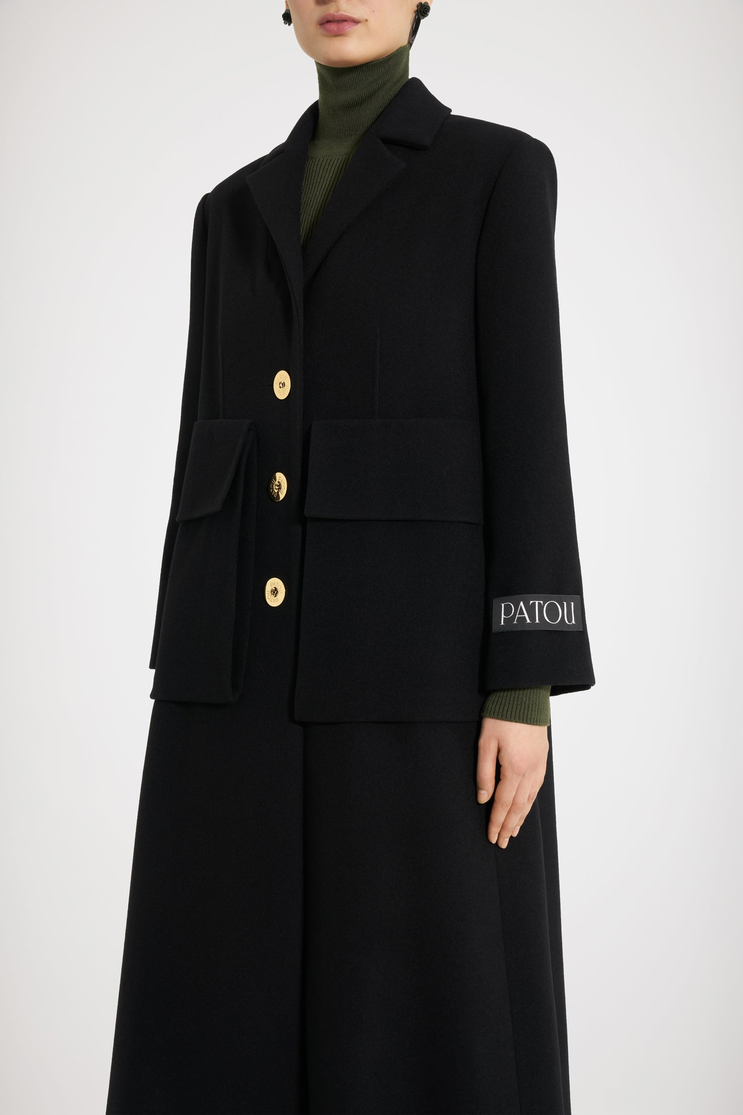 Patou | ウール マキシポケットコート