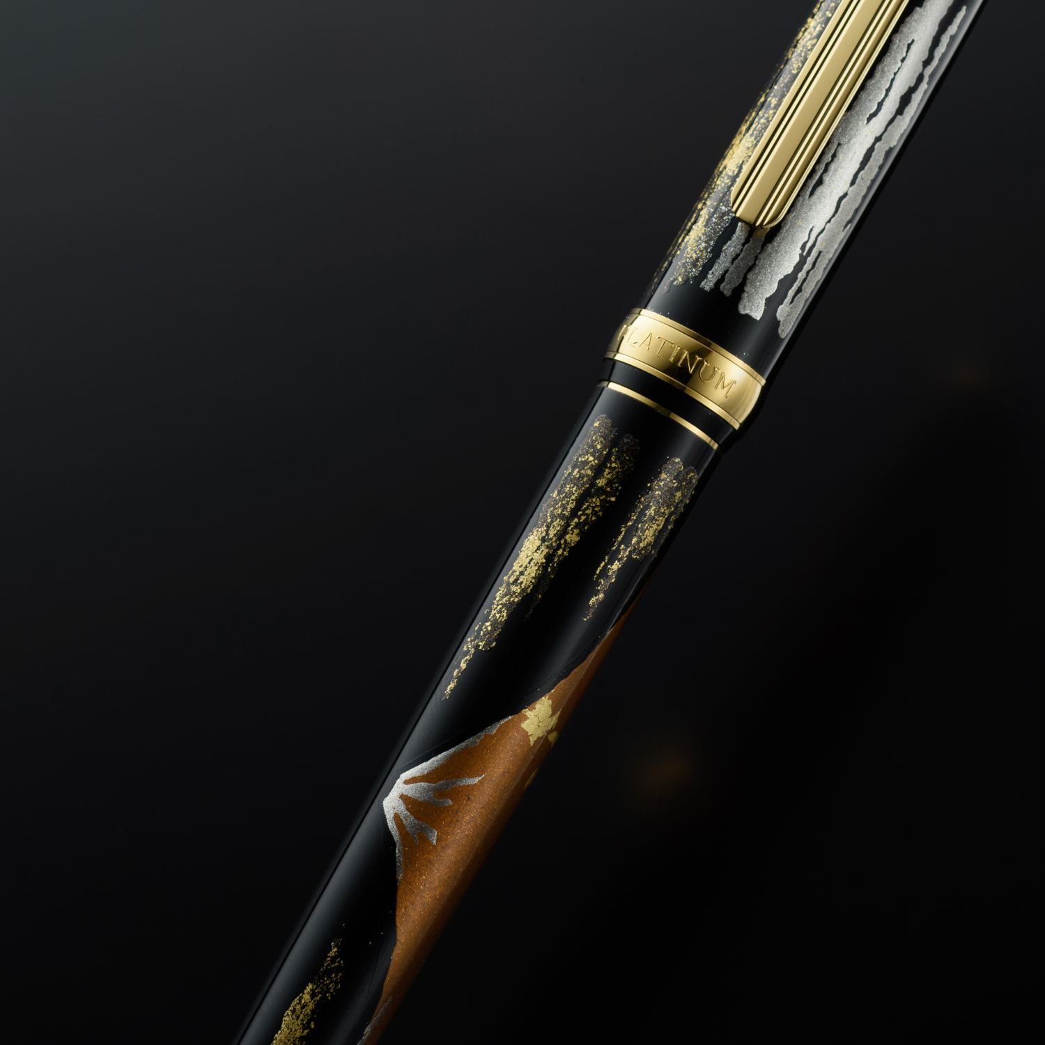 金沢箔 『赤富士』 | プラチナ万年筆