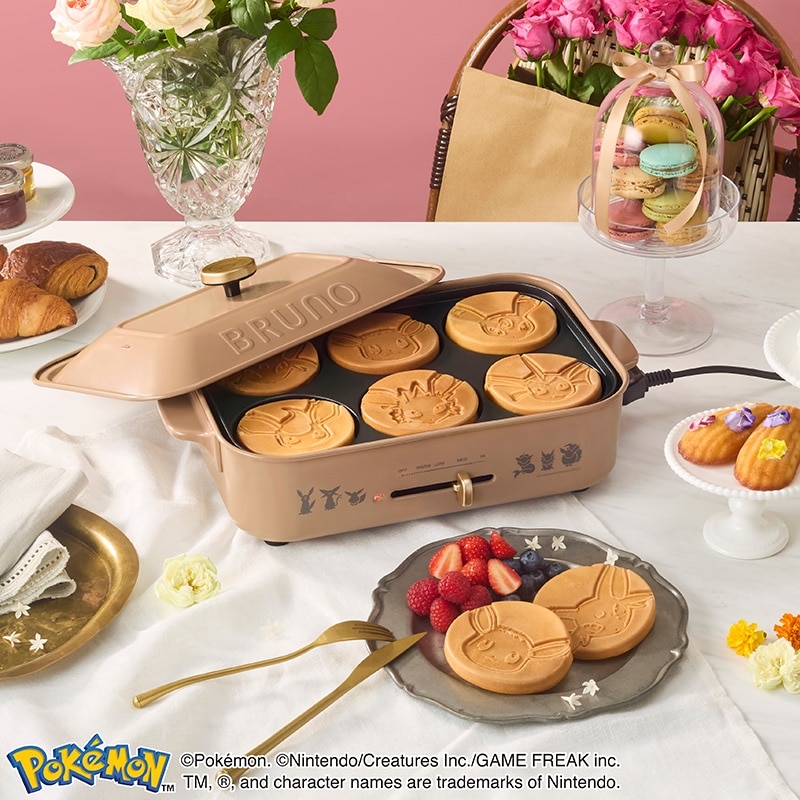 BRUNO ポケモン コンパクトホットプレート イーブイフレンズ
