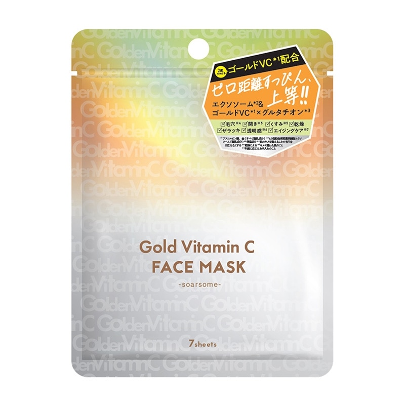 soarsome ソアソーム ゴールドVCフェイスマスク(シートマスク): 通常