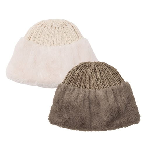 ファートーク風ニットワッチ(アイボリー): 通常| プラザオンラインストア