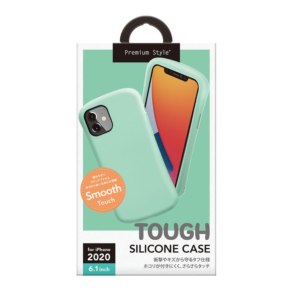 iPhone 12 /12 Pro用 シリコンタフケース ミントグリーン｜株式会社PGA