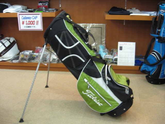 ミッキー＆タイトリスト コラボ キャディーバック グリーン 8.5インチ