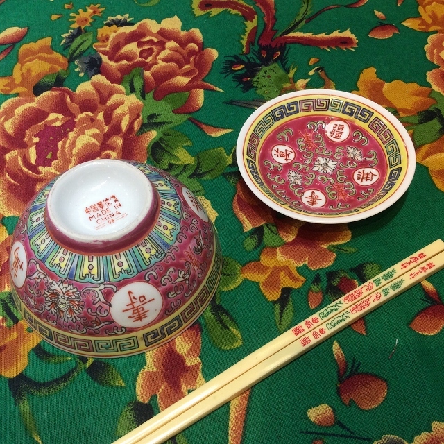 デッドストック景徳鎮／長寿ミニプレート3色/大阪/南堀江/ピサヌローク