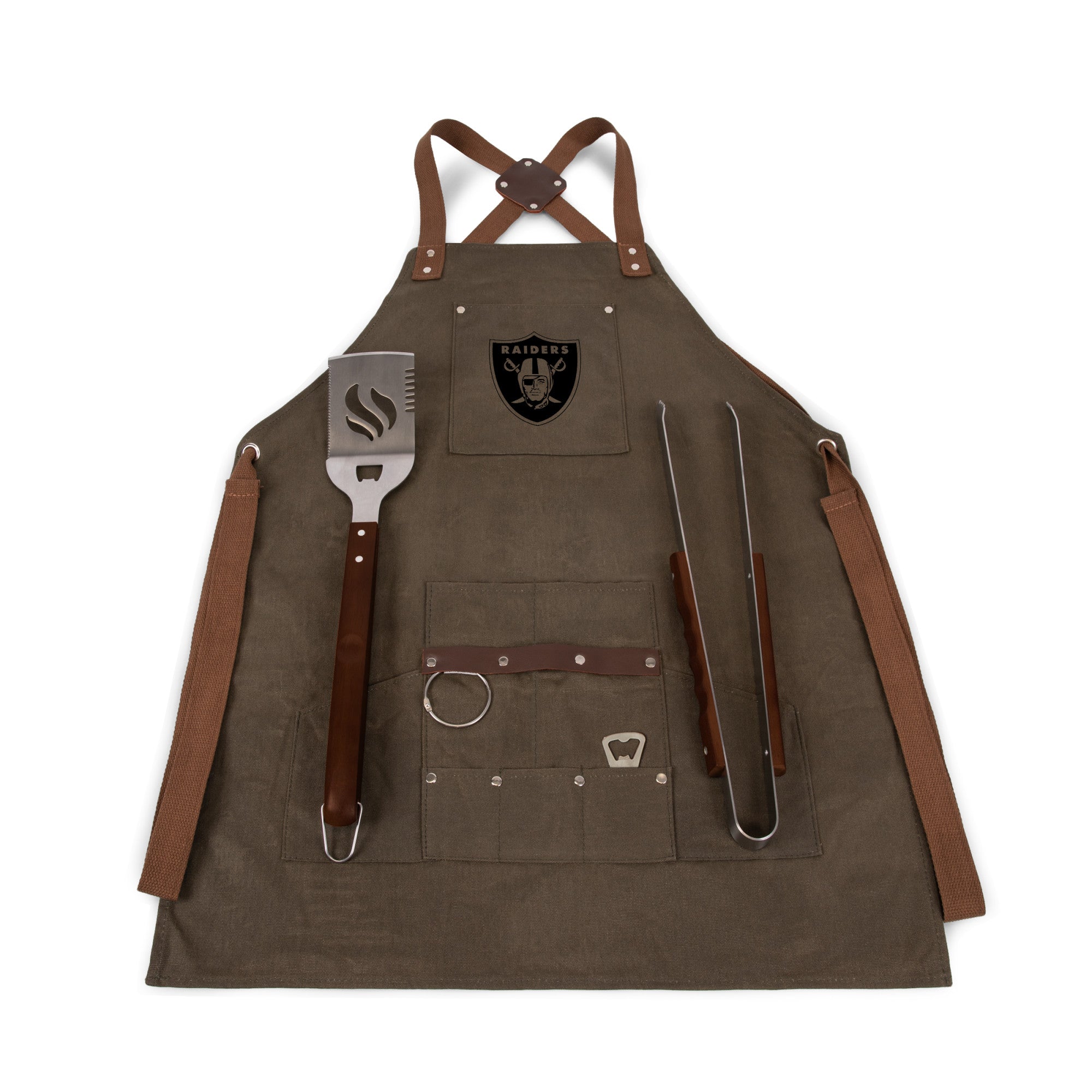 Las Vegas Raiders - BBQ Apron with Tools & Bottle Opener – PICNIC