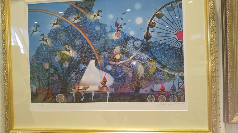 光りの時代 光のオーブ！藤城清治 リトグラフ・シルクスクリーン