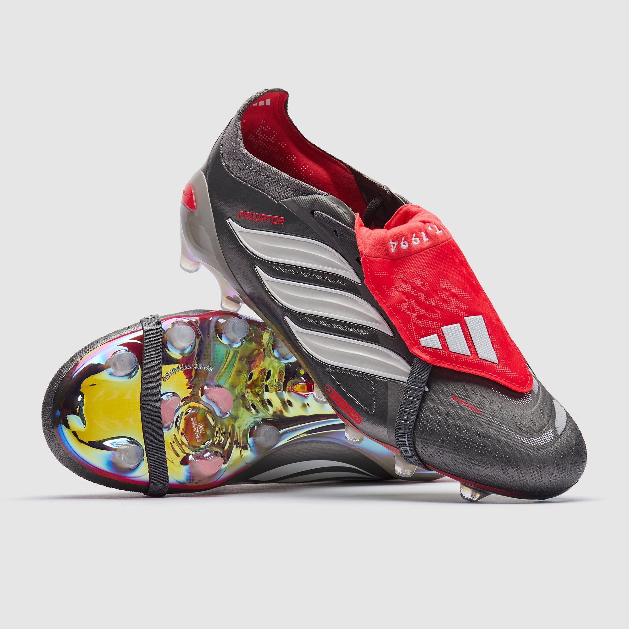 adidas Predator Elite Tongue Artificial Grass - Iron Met./Ftwr