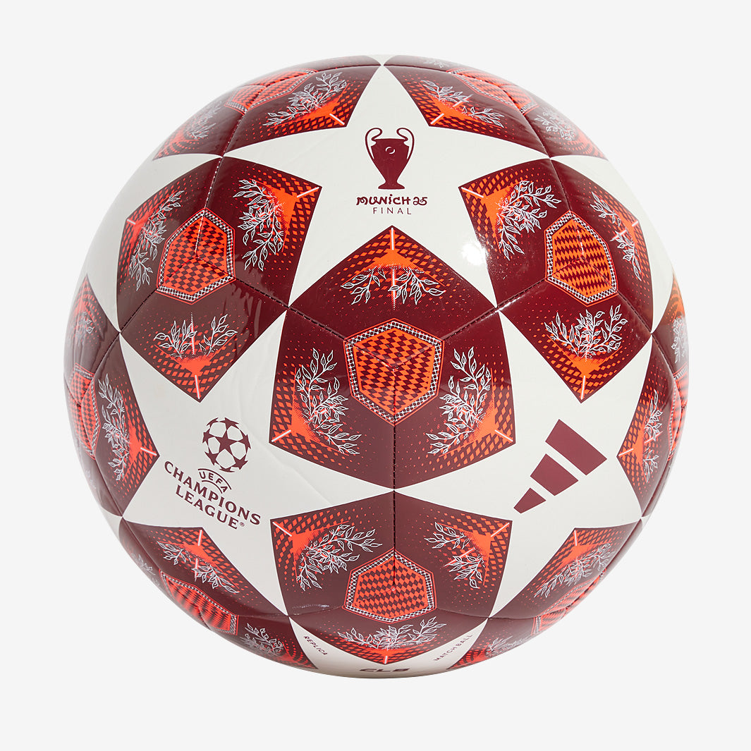 adidas UEFA Champions League 24/25 Club Soccer Ball - White/Solar