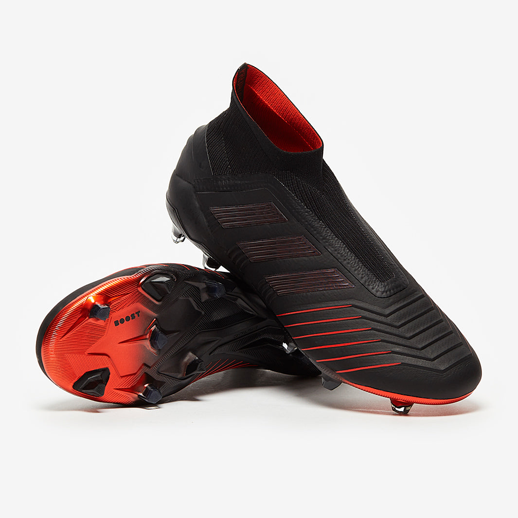 adidas Predator 19+ FG - Core Black/Active Red - Firm Ground