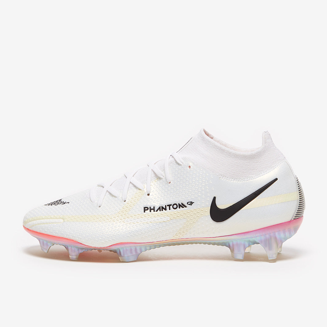Nike Phantom GT II DF Elite FG - White/Black/Bright Crimson/Pink
