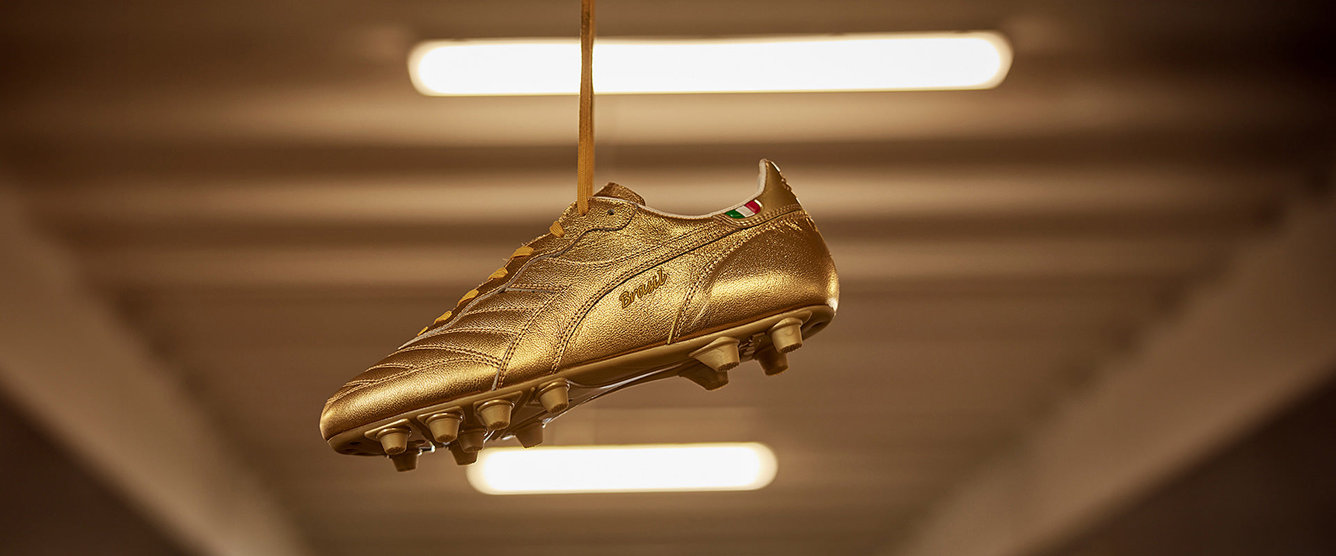 Diadora Brasil Made in Italy OG FG - Gold - Mens Boots