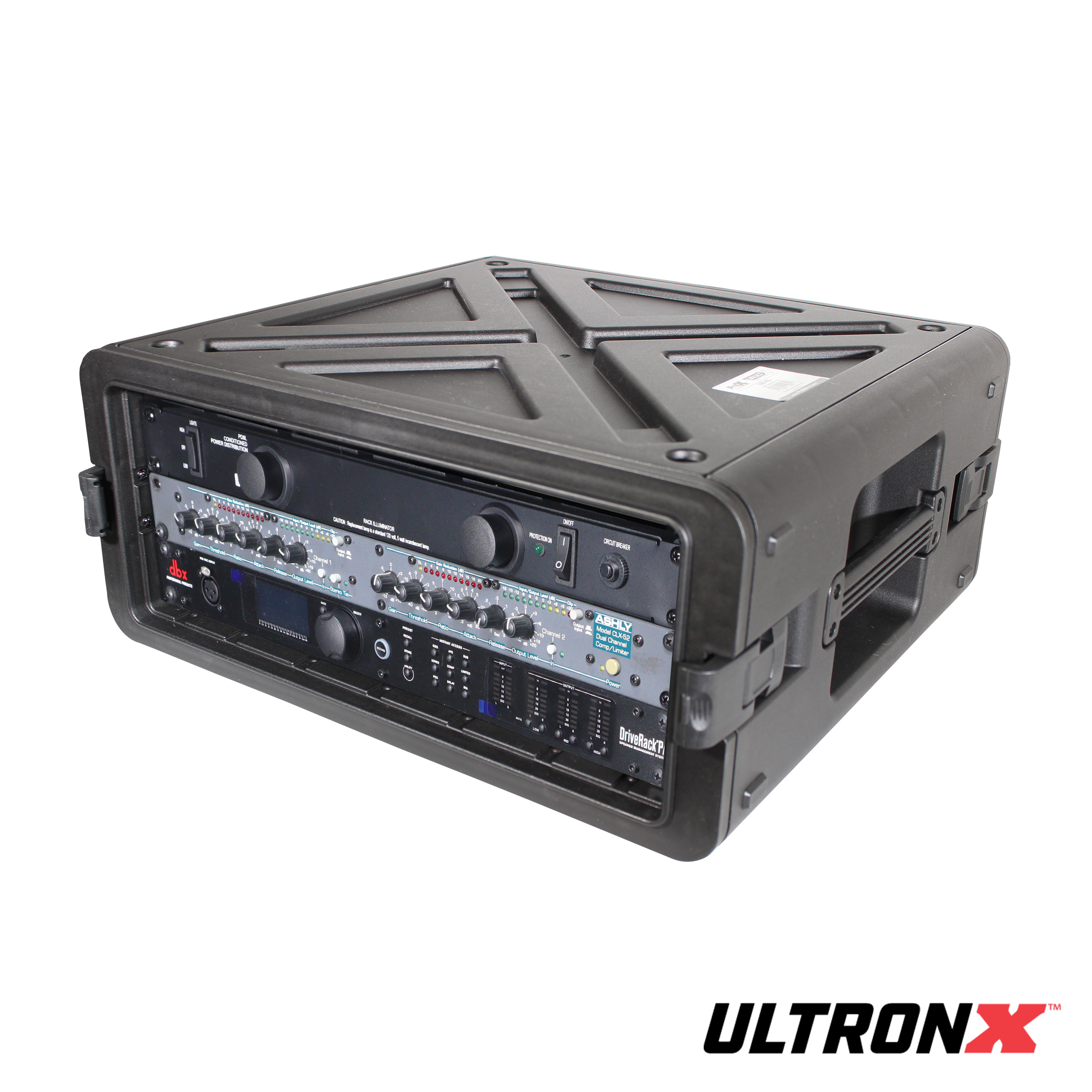 ProX XM-4UHW VaultX 6U Rack Air Tight Water Sealed ABS Case with