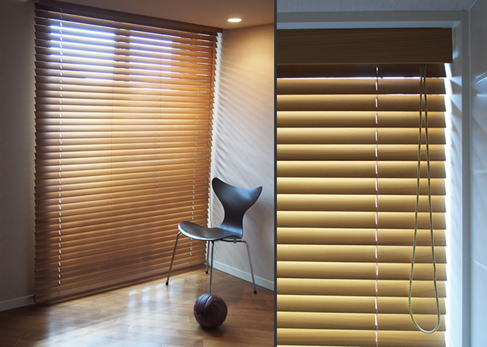 ウッドブラインド 桐 ギアワンタッチタイプ | DW-CB009-04-G179