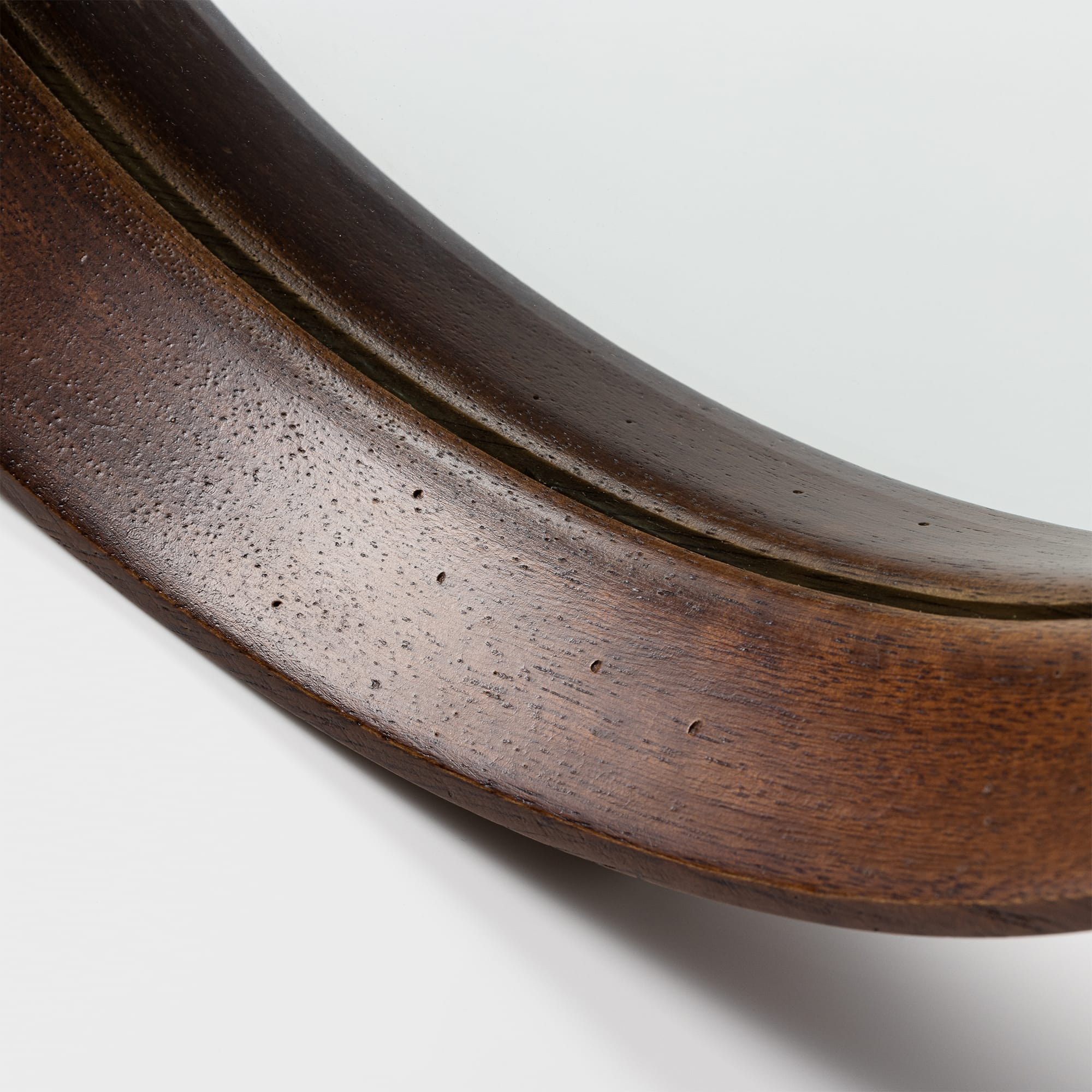 木製ラウンドミラー オーバル 425 | KB-AC019-02-G141 | ミラー | 洗面