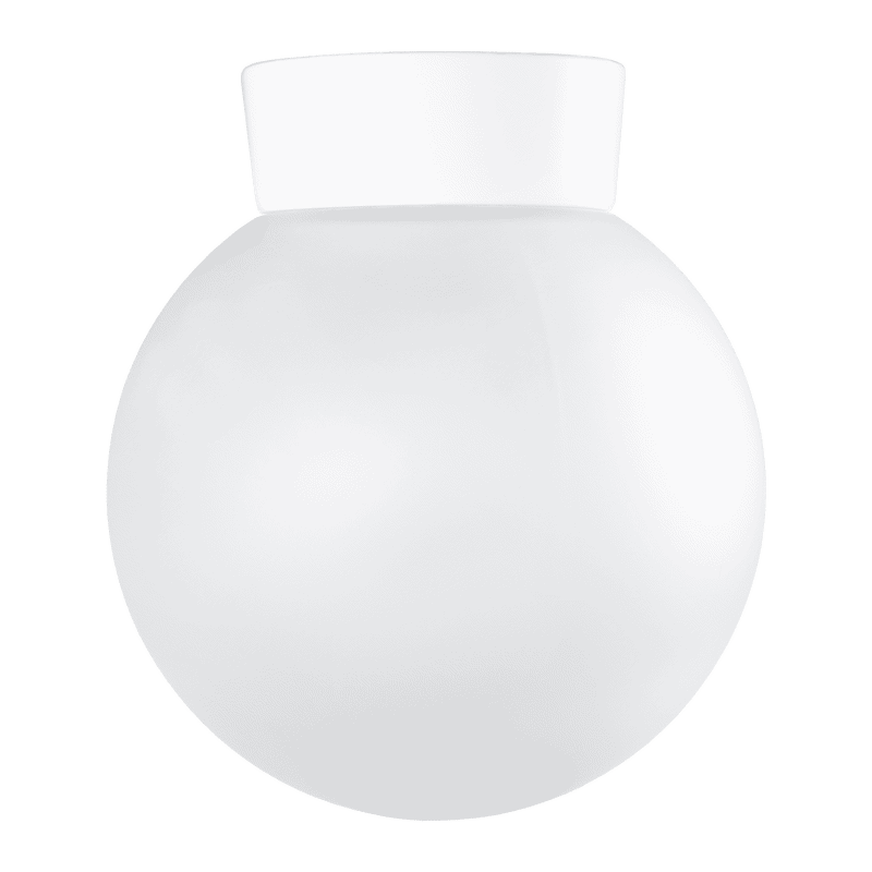 ミルクガラス照明 ホワイト ボール（中） | LT-BR005-02-G141 | 直付