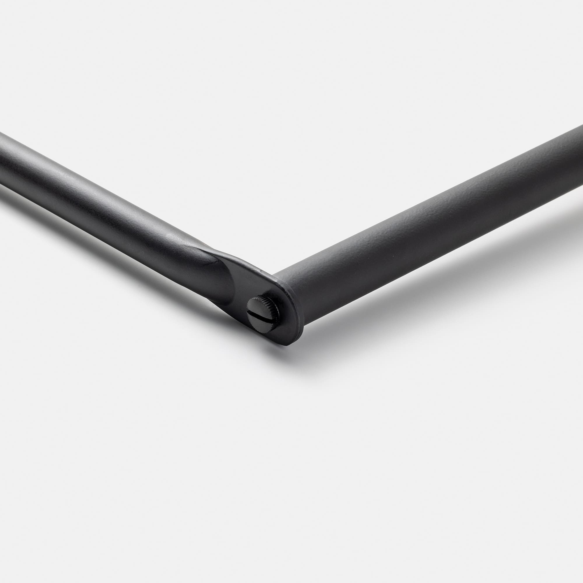 ランドリーハンガーパイプ 水平パイプ W800 ブラック | PS-HB012-19