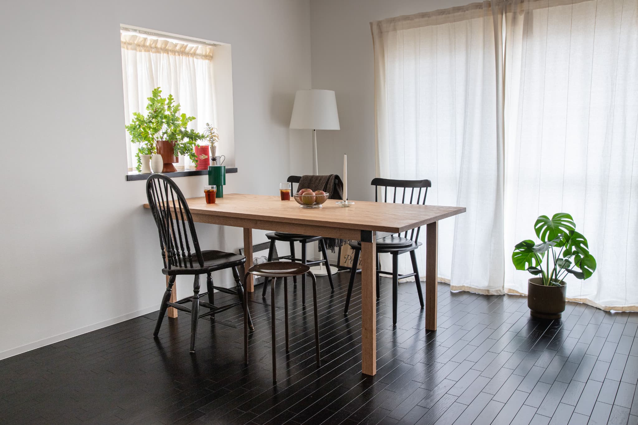 木と鉄のテーブル脚 鉄横幕板 W1500 | PS-TB010-02-G250 | テーブル脚