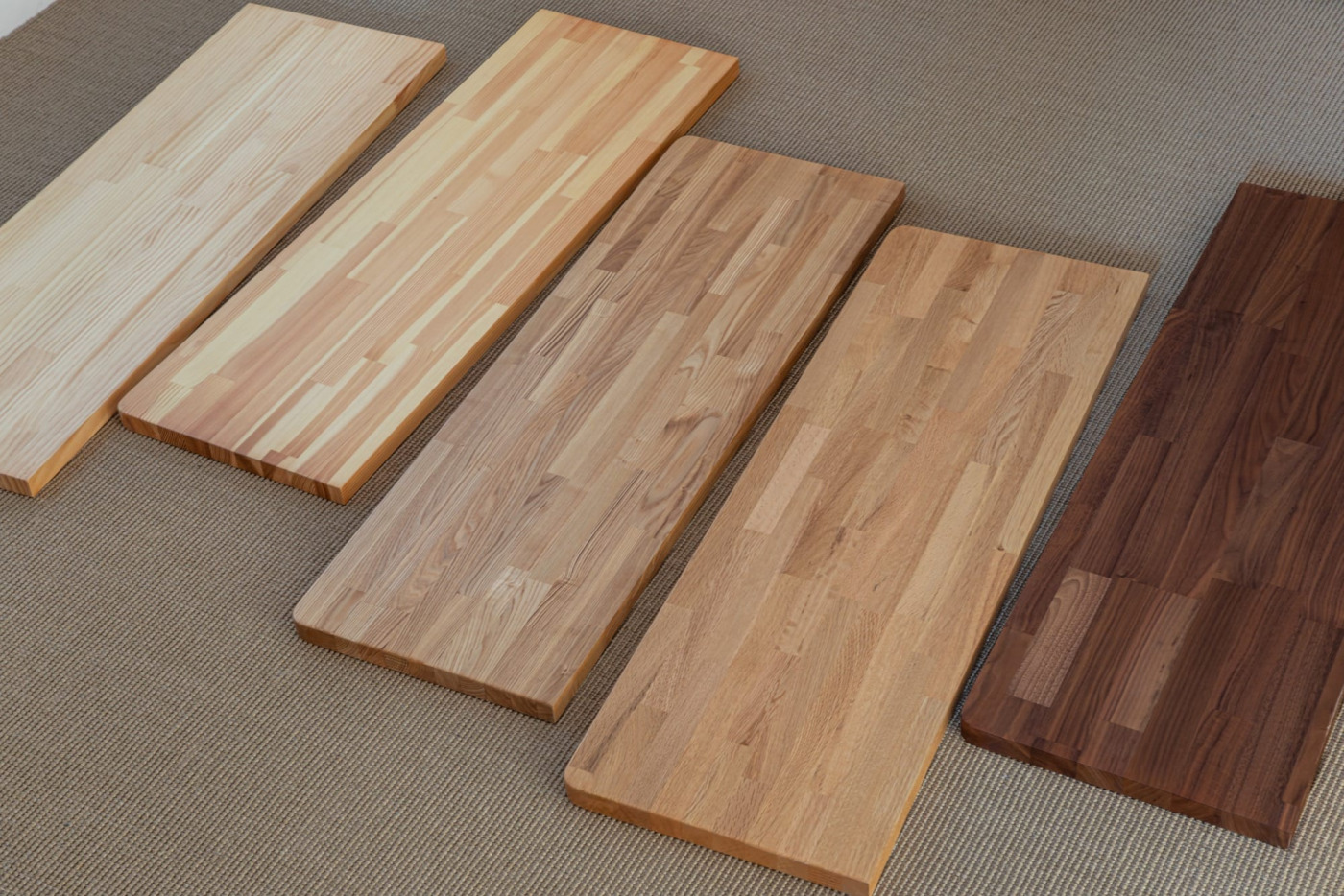 フリーカット集成材 角天板 タモ | PS-TT003-A03-G049 | テーブル天板