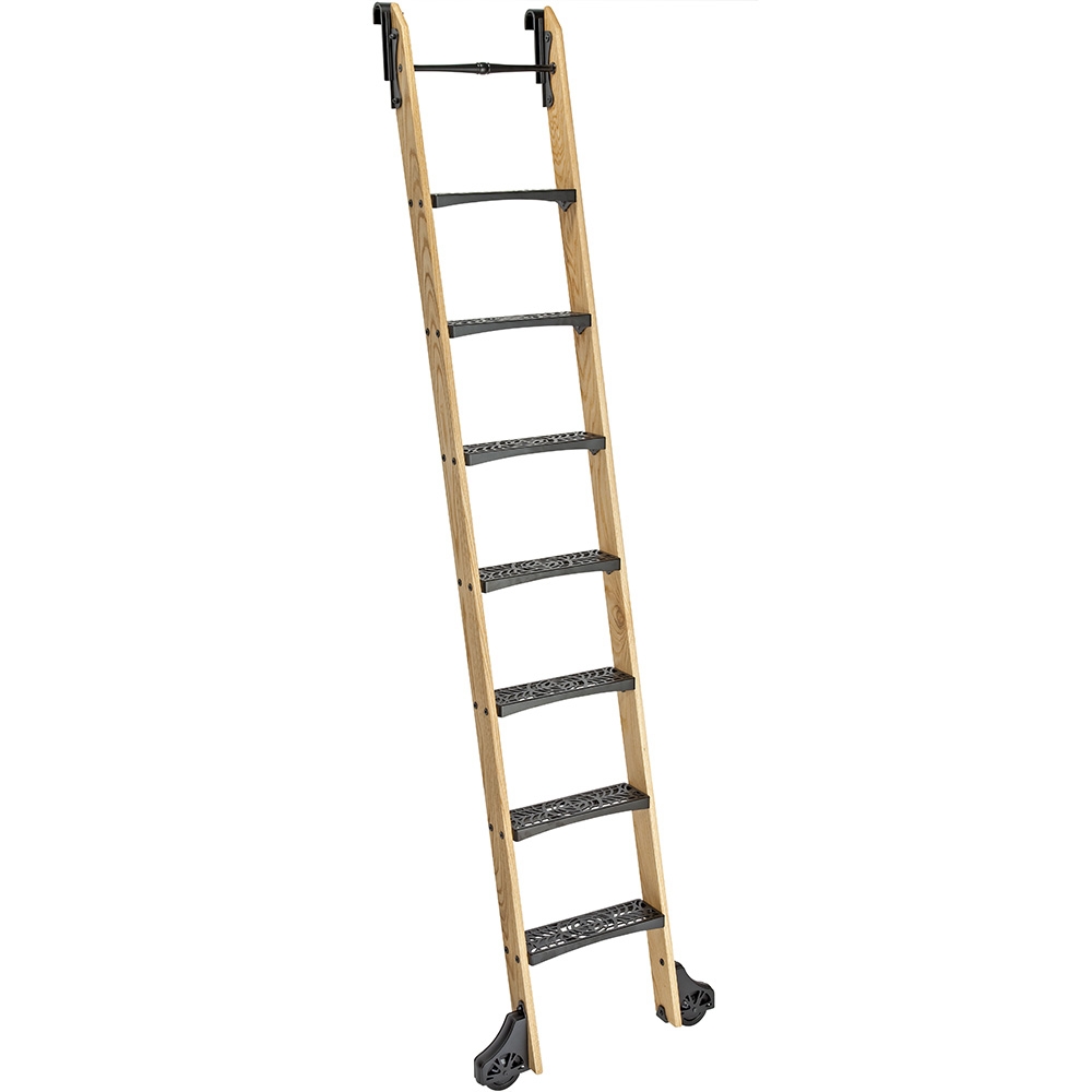 8' Vertical Rails for Rockler Vintage Library Ladder Steps
