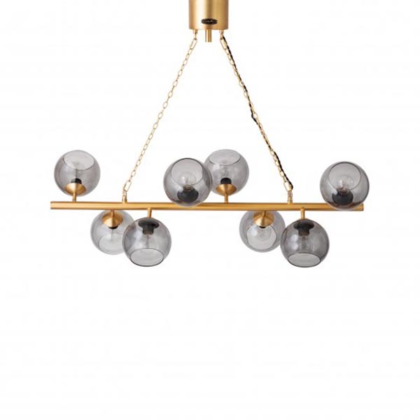 HERMOSA ビアリッツ8 ペンダントランプ BIARRITZ 8 （GS-018） GOLD/GRAY