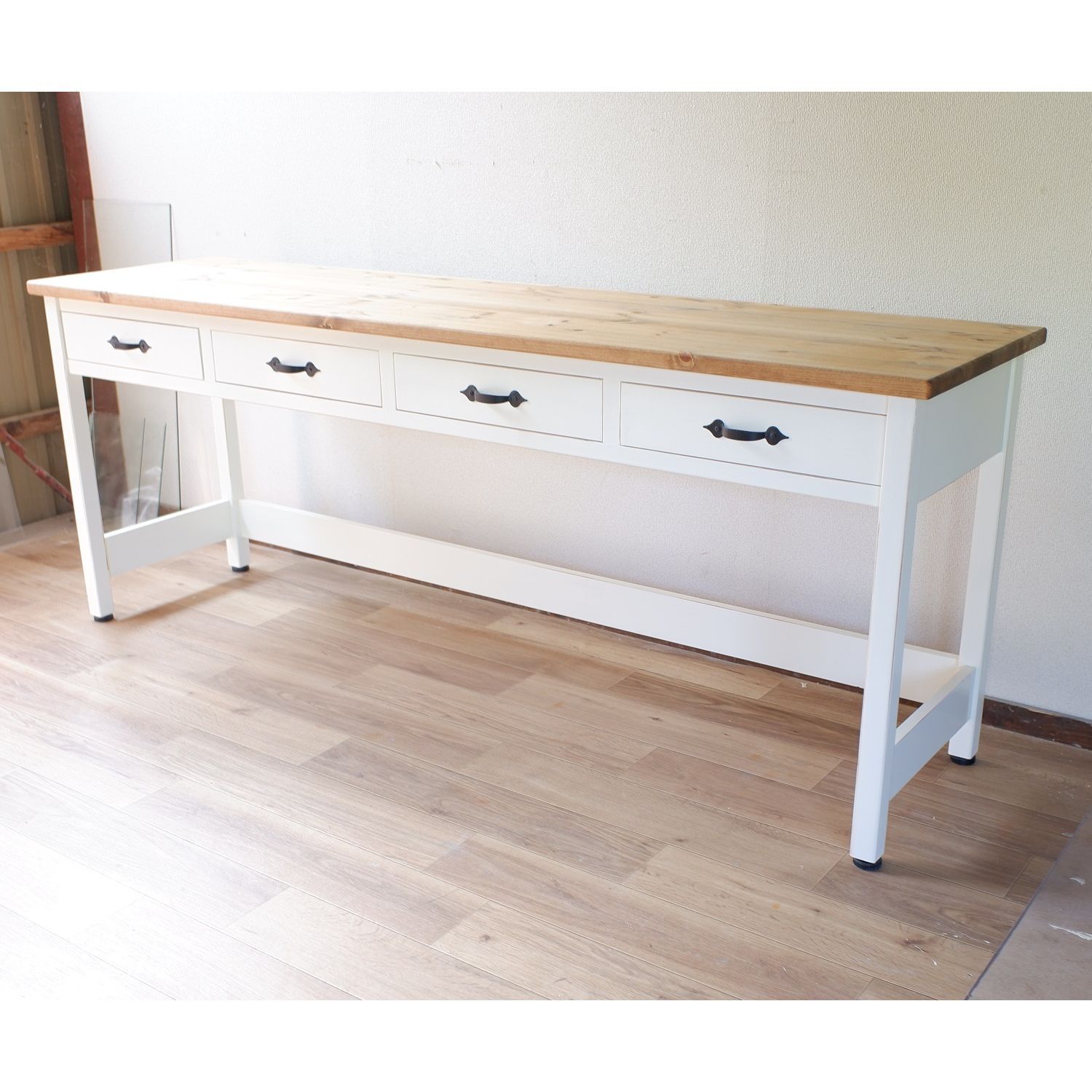 オーダー製作 ワイドデスク ミシン台 学習デスク 商品詳細｜Romance