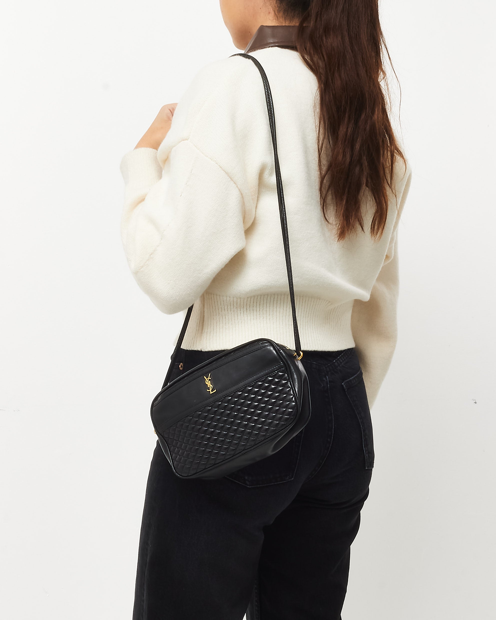 サンローランパリ 15SS AW ポルカドット ラヴァリエール シルク エディ期