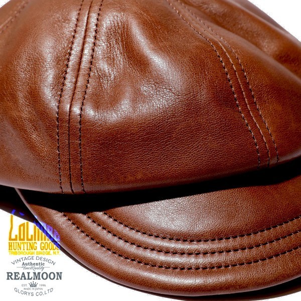 No.ZV0619 COLIMBO レザーキャスケット REAL MOON｜アメカジ・ブランド