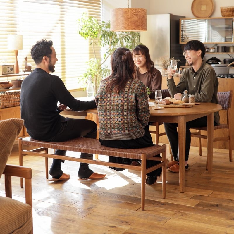 伸長式ダイニングテーブル folk／BR ｜家具・インテリア通販 Re:CENO