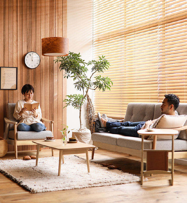 coco】RE:CENO リセノ HENRY 1人掛けソファ グレー 1人掛けソファー