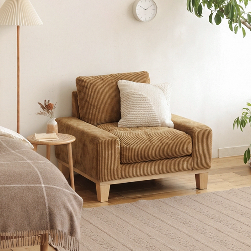 uezou555】ベージュ 1人掛けソファ ベージュ 1人掛けソファ 60cm x