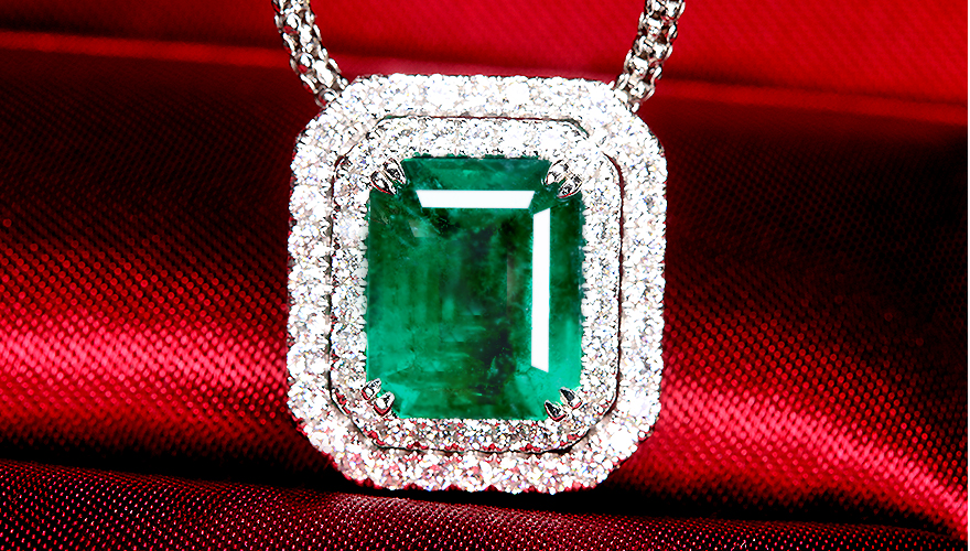 コロンビア産ムゾー鉱山エメラルド 3.35ct ヴィヴィッドグリーン vivid